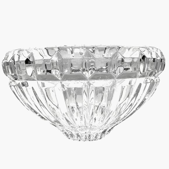 Mikasa Austria Reflections 7.5" Heavy Lead Crystal Bowl-Stunning - Picture 1 of 4
